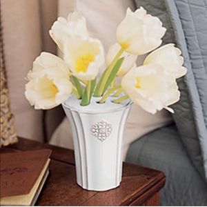 SLAH PETITE ARRANGE IT EASY VASE White